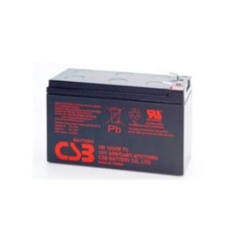 Csb UPS Battery 12v by 7ah - Medium - Black
