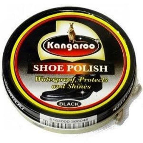 Kangaroo Shoe Polish Black 100 ml