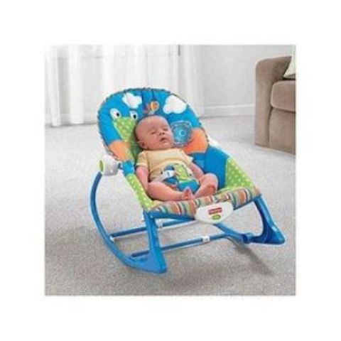 Toddler Baby Rocker With Musical Toy Bar And Vibration