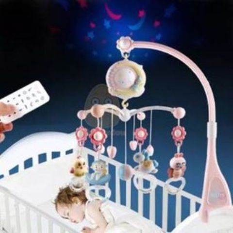 Baby Crib Toy Mobile Musical Birds Rattles Bed Twist Hanging Bell