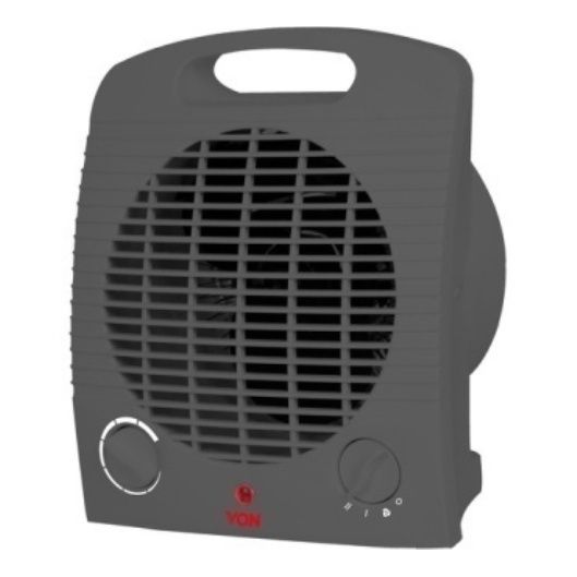 Von VSHJ20FY Fan Heater, 2000W - Grey