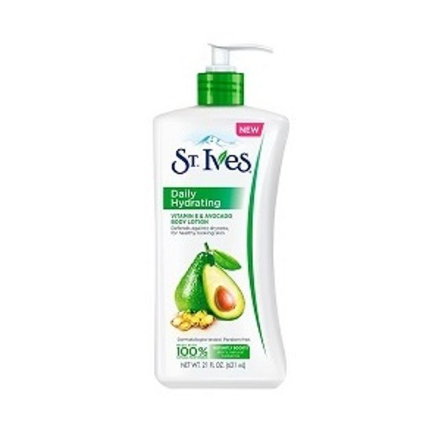 St. Ives Body Lotion Daily Hydrating Vitamin E & Avocado 621 ml