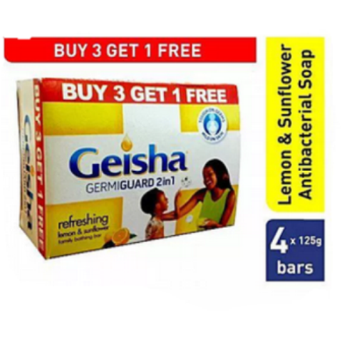 Geisha Germi Guard Soap Lemon& Sunflower VP 4X125g