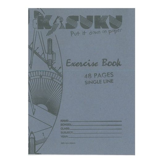 Kasuku Exercise Book 48 Pages Single Ruled