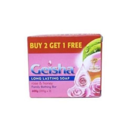 Geisha Soap Pink Value Pack - 200g (Pack Of 3
