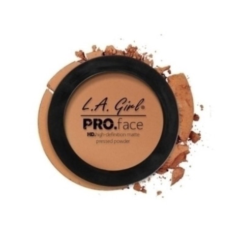 La Girl  Hp Pro Face Pressed Powder Toffee -GPP613