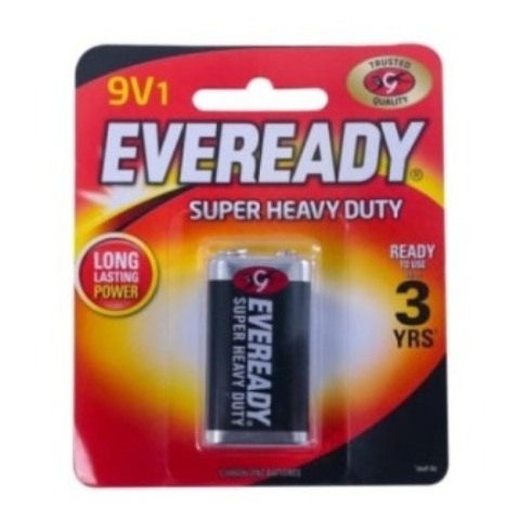 Eveready Super HD 9v (Card) Black