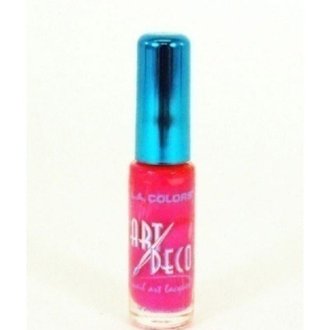 La Colors Art Deco Nail Art Polish Hot Pink CNA920
