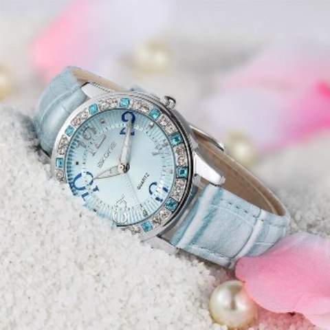 Water Resistant Fashionable Leather Lady Gift Valentine Gift Watch