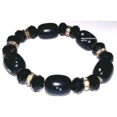 Ladies Black crystal bracelet