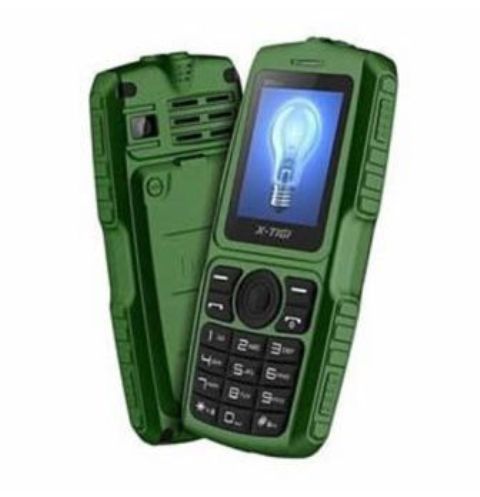 X-TIGI S23 10000mAh Powerbank Phone Black & Green plus USB Light