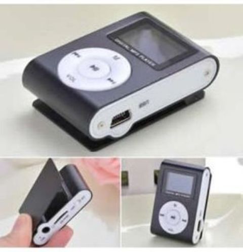 MP3 Player With Display and FM  Black