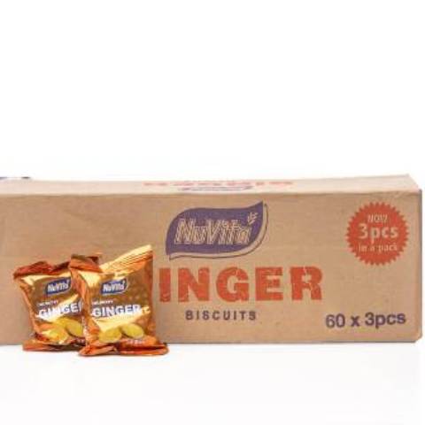 Nuvita Crunchy Ginger 60x3pcs Carton