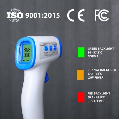 Generic Non-Contact Infrared Digital Thermometer