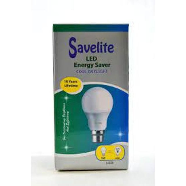Savelight Led Bulb 5 Watts B22 Cdl