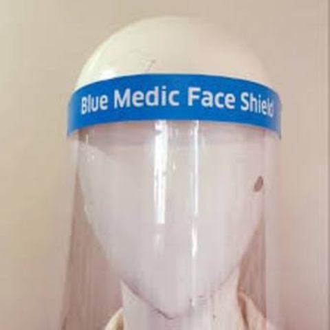 Blue Medic Face ShieldFace Shield Blue Medic Face ShieldFace Shield Blue Medic Face Shield