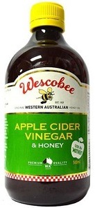 Wescobee Apple Cider Vinegar & Honey 500 ml