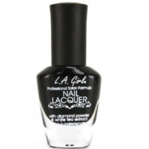 LA Girl Feather Frenzy Nail Polish Blackout  -GNL395