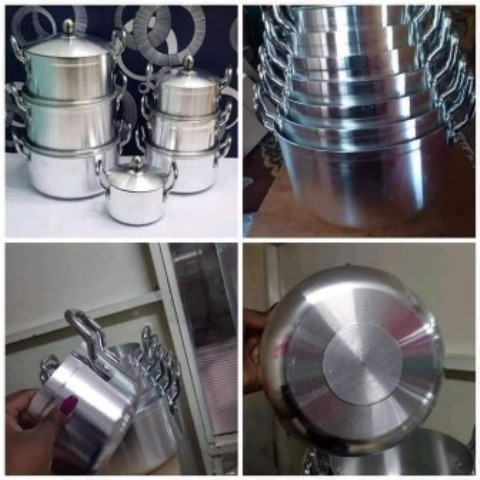 14pieces aluminum cooking pot set