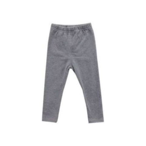 Grey Kid's Cotton Pants-fleece Underside (2-10yrs)