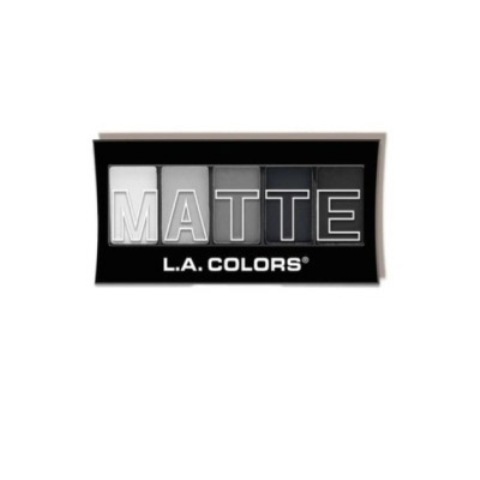 La Colors 5 Color Matte Eyeshadow Black Lace CEM475