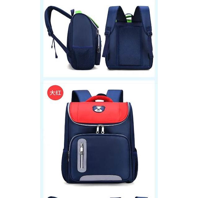 School Bags- Navy Blue/red