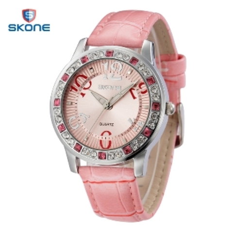 Water Resistant Fashionable Leather Lady Gift Valentine Gift Watch