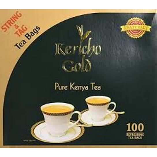 Kericho Gold tea bags with String and Tag 100bags