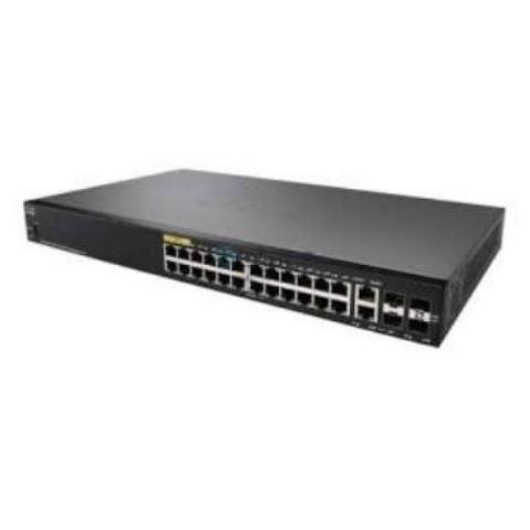 Cisco SF350-24P | 24-Port 10/100 POE Managed Switch
