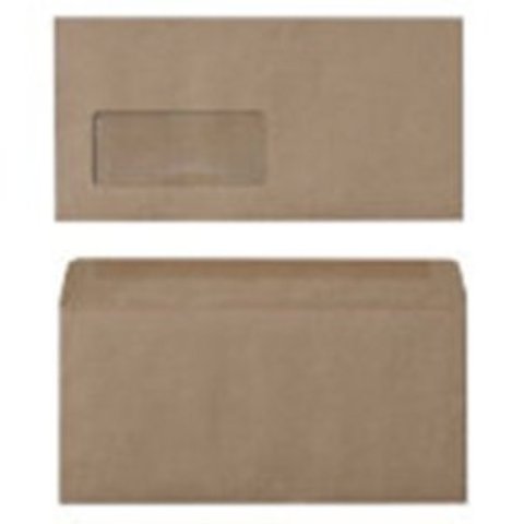 B5 Envelopes  176 x 250-Peal & Seal Brown