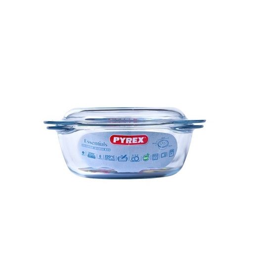 Pyrex Round Casserole 2L1 (1L6+0.5L) Essential