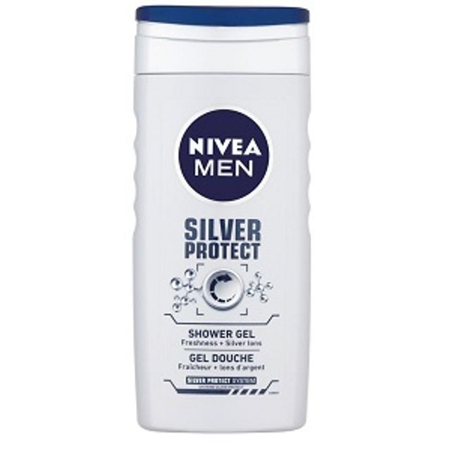 Nivea Shower Gel Men Silver Protect 250 ml