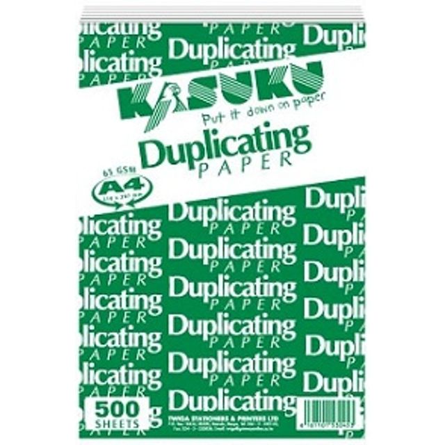 Kasuku Duplicating Paper A4 65 GSM