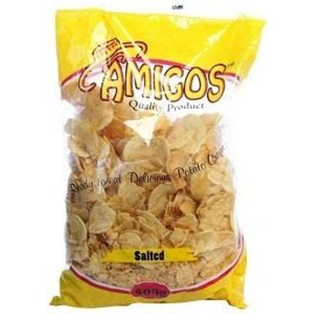 Amigos Potato Crisps Salted 400 g