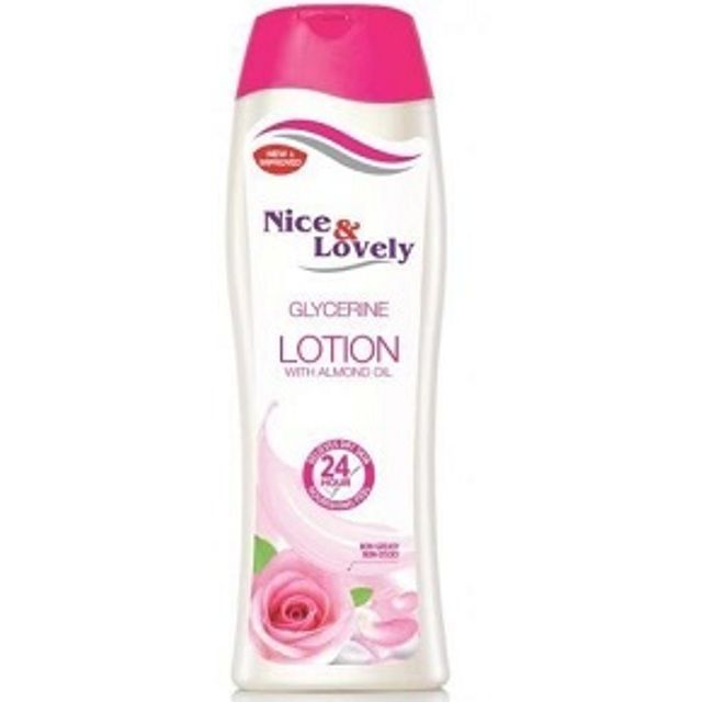 Nice & Lovely Lotion Glycerine With Almond Oil 600 ml