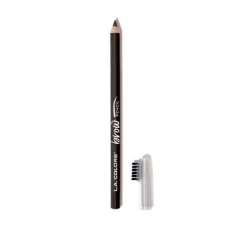 La Colors On Point Brow Pencil W/Built-in Brush Soft Black CBP398