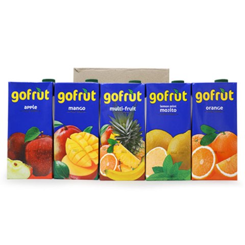 Gofrut Juice Assorted Flavours 1Ltr 6pcs