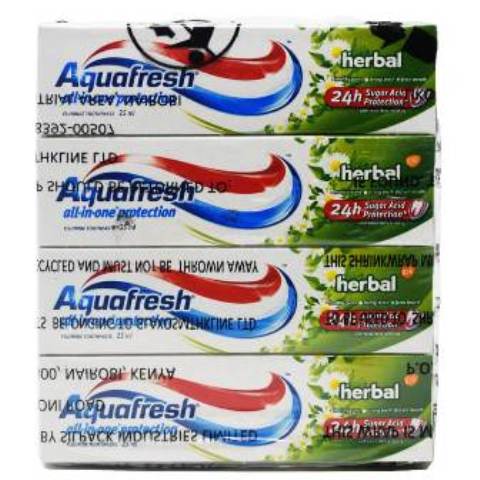 Aquafresh Herbal 25ml x 12 boxes