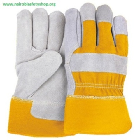 Construction Rigger Leather Gloves