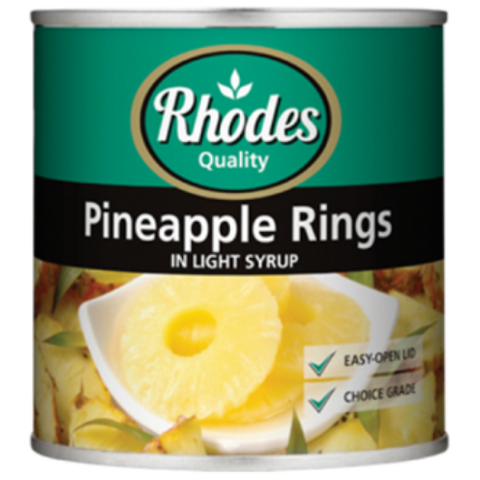 Rhodes Pineapple Ring Syrup 440g