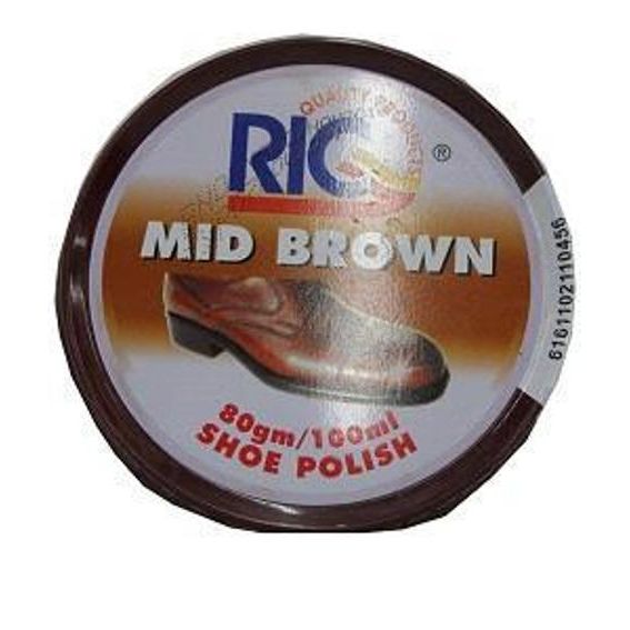 Ric Shoe Polish Mid Brown 100 ml