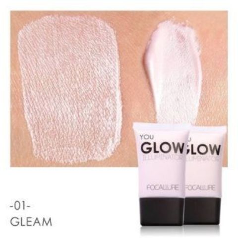 Glow Liquid Illuminatore Face Body Highlighter Cream for Shimmer Skin Perfector Primer-1 piece