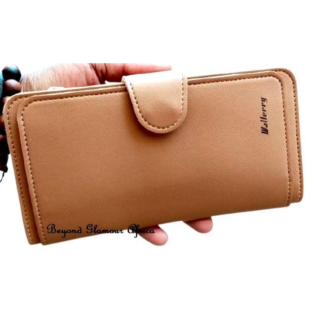 Ladies Brown large leather wallet