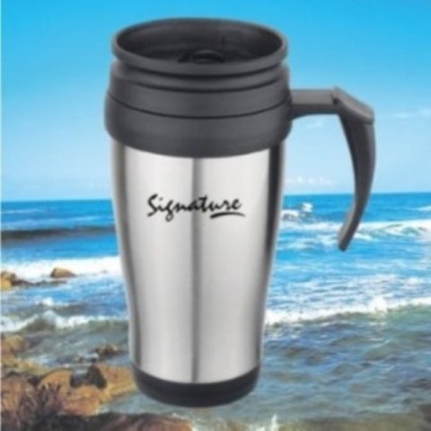 Double layer stainless steel travel mugs