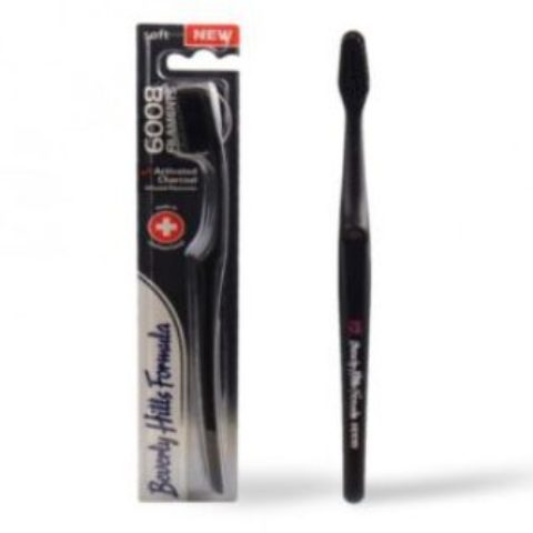 Beverly Hills Formula soft toothbrush with charcoal