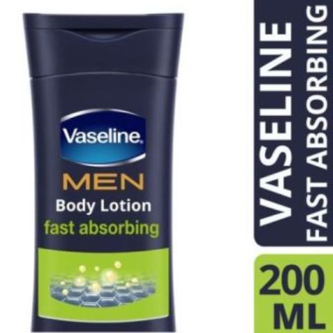 Vaseline Men Body Lotion Fast Absorbing - 200ml