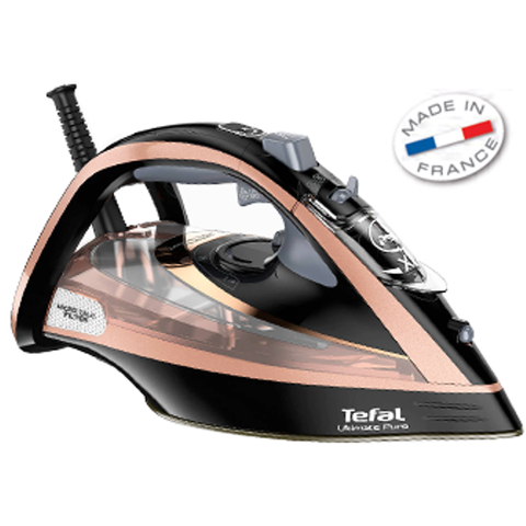 Tefal FV9845 Ultimate Pure Steam Iron, Black/Gold