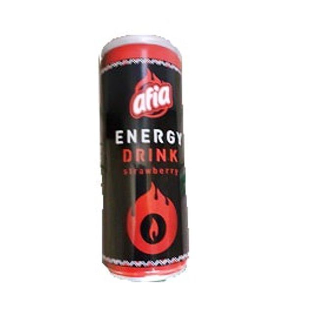 Afia Strawberry Energy Drink 250 Ml
