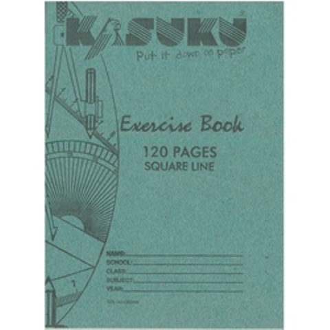 Kasuku Exercise Book 120 Pages Square Ruled