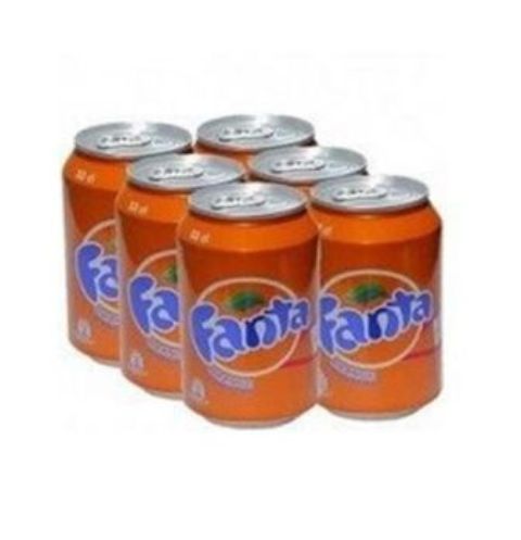 Fanta Org.Tin Soda 6pk